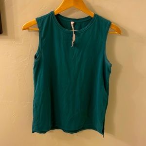 lululemon teal muscle tee